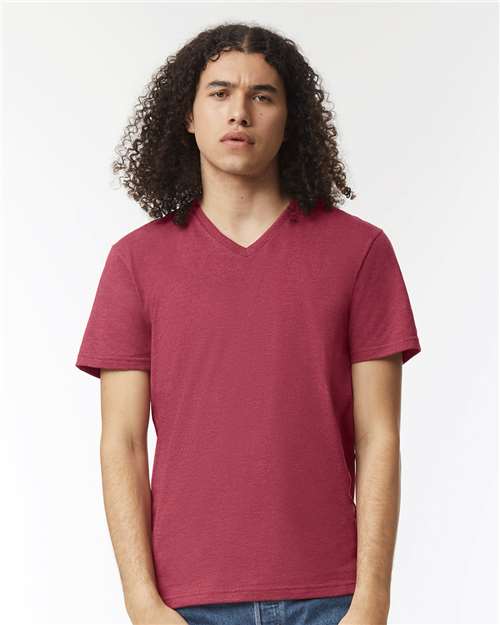 American Apparel Unisex CVC V-Neck Tee Womens Apparel Shirts & Tops