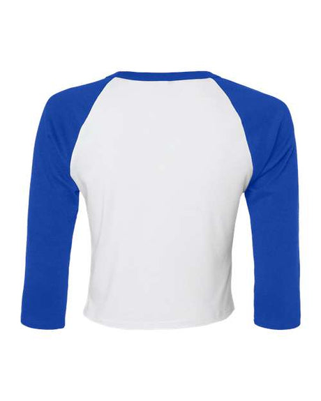 BELLA + CANVAS Women's Micro Rib Raglan Sleeve Baby T-Shirt Womens Apparel Shirts & Tops