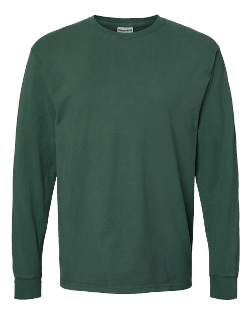 Hanes Men's Garment-Dyed Long Sleeve T-Shirt Mens Apparel Shirts & Tops