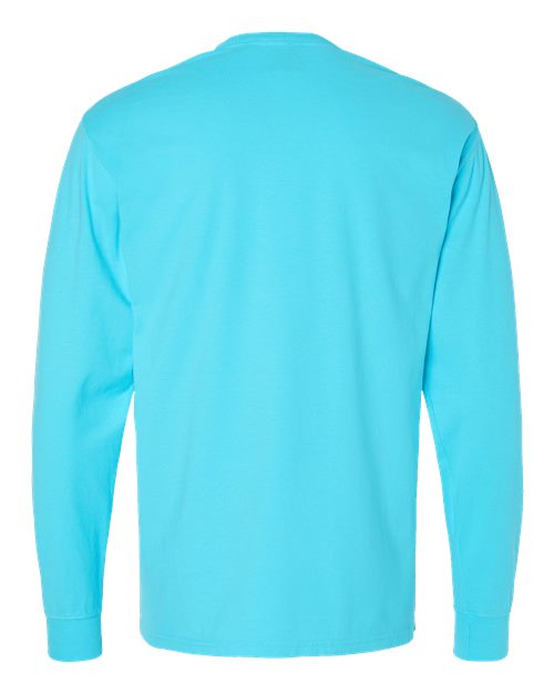 Hanes Men's Garment-Dyed Long Sleeve T-Shirt Mens Apparel Shirts & Tops