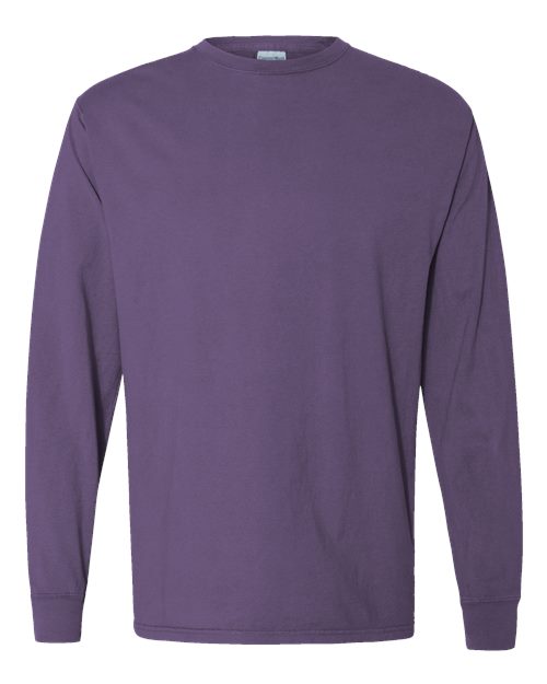 Hanes Men's Garment-Dyed Long Sleeve T-Shirt Mens Apparel Shirts & Tops