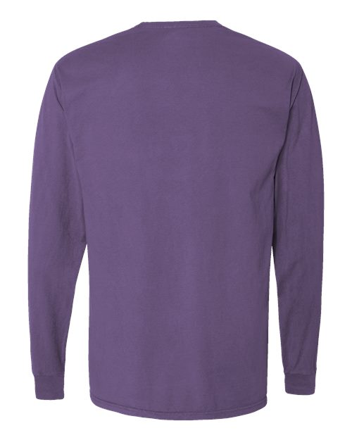 Hanes Men's Garment-Dyed Long Sleeve T-Shirt Mens Apparel Shirts & Tops