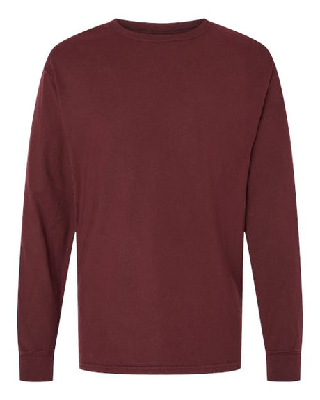 Hanes Men's Garment-Dyed Long Sleeve T-Shirt Mens Apparel Shirts & Tops