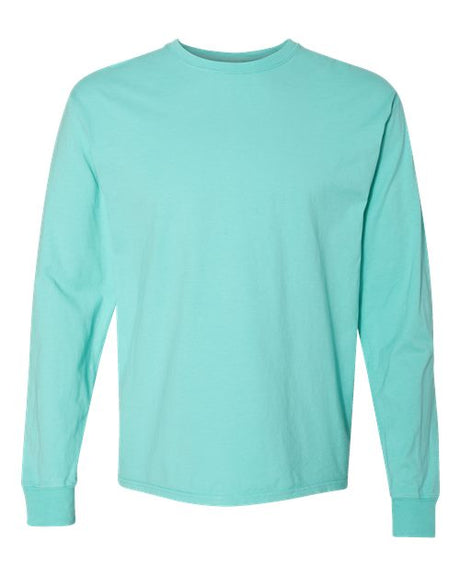 Hanes Men's Garment Dyed Long Sleeve T-Shirt 1 of 2 Mens Apparel Shirts & Tops
