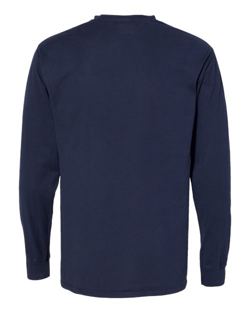 Hanes Men's Garment-Dyed Long Sleeve T-Shirt Mens Apparel Shirts & Tops