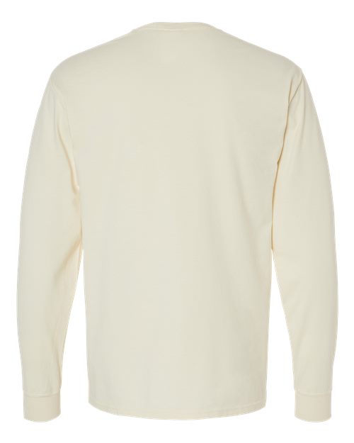 Hanes Men's Garment-Dyed Long Sleeve T-Shirt Mens Apparel Shirts & Tops