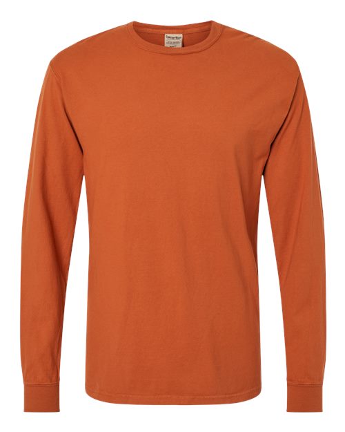 Hanes Men's Garment-Dyed Long Sleeve T-Shirt Mens Apparel Shirts & Tops