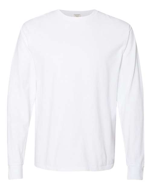 Hanes Men's Garment-Dyed Long Sleeve T-Shirt Mens Apparel Shirts & Tops