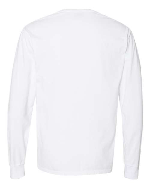 Hanes Men's Garment-Dyed Long Sleeve T-Shirt Mens Apparel Shirts & Tops