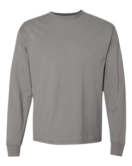 Hanes Men's Garment Dyed Long Sleeve T-Shirt 1 of 2 Mens Apparel Shirts & Tops