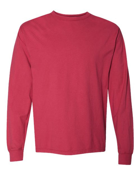 Hanes Men's Garment Dyed Long Sleeve T-Shirt 1 of 2 Mens Apparel Shirts & Tops