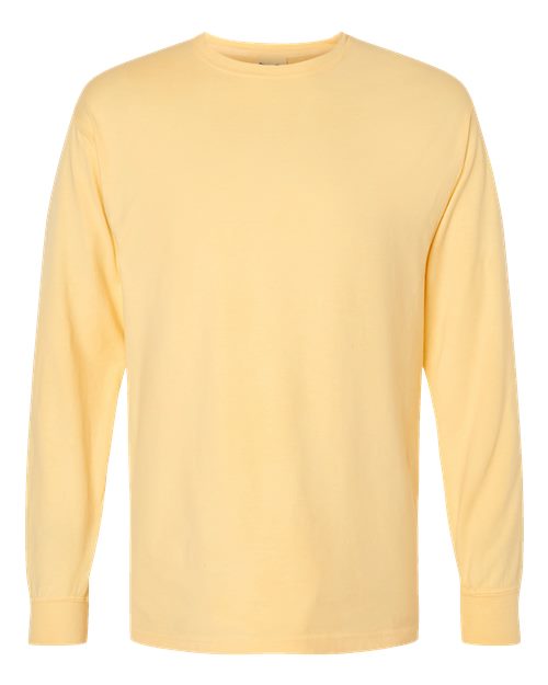 Hanes Men's Garment-Dyed Long Sleeve T-Shirt Mens Apparel Shirts & Tops