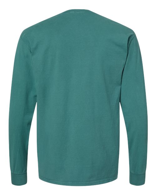 Hanes Men's Garment-Dyed Long Sleeve T-Shirt Mens Apparel Shirts & Tops