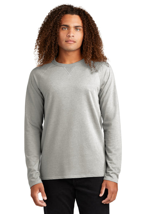 District Featherweight French Terry Long Sleeve Crewneck DT572 Mens Apparel Shirts & Tops