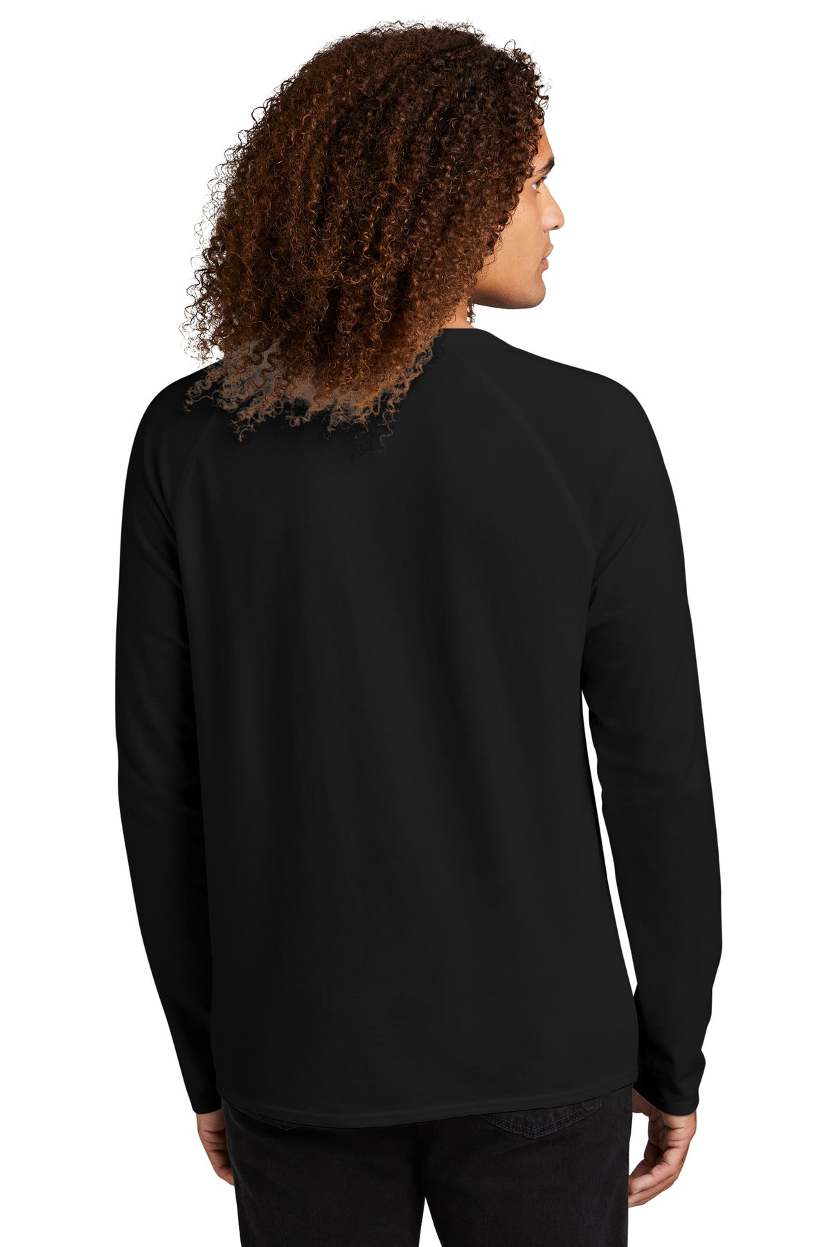 District Featherweight French Terry Long Sleeve Crewneck DT572 Mens Apparel Shirts & Tops