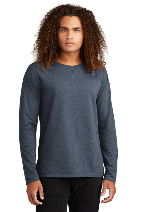 District Featherweight French Terry Long Sleeve Crewneck DT572 Mens Apparel Shirts & Tops