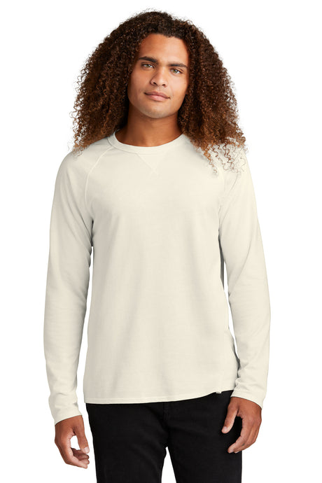 District Featherweight French Terry Long Sleeve Crewneck DT572 Mens Apparel Shirts & Tops
