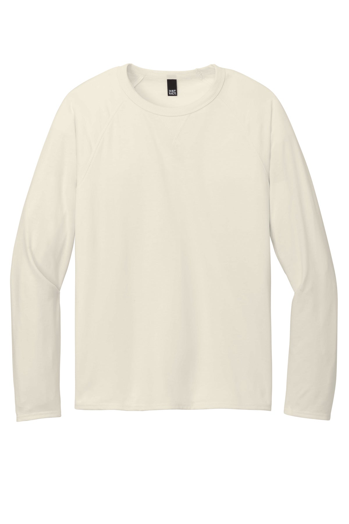 District Featherweight French Terry Long Sleeve Crewneck DT572 Mens Apparel Shirts & Tops