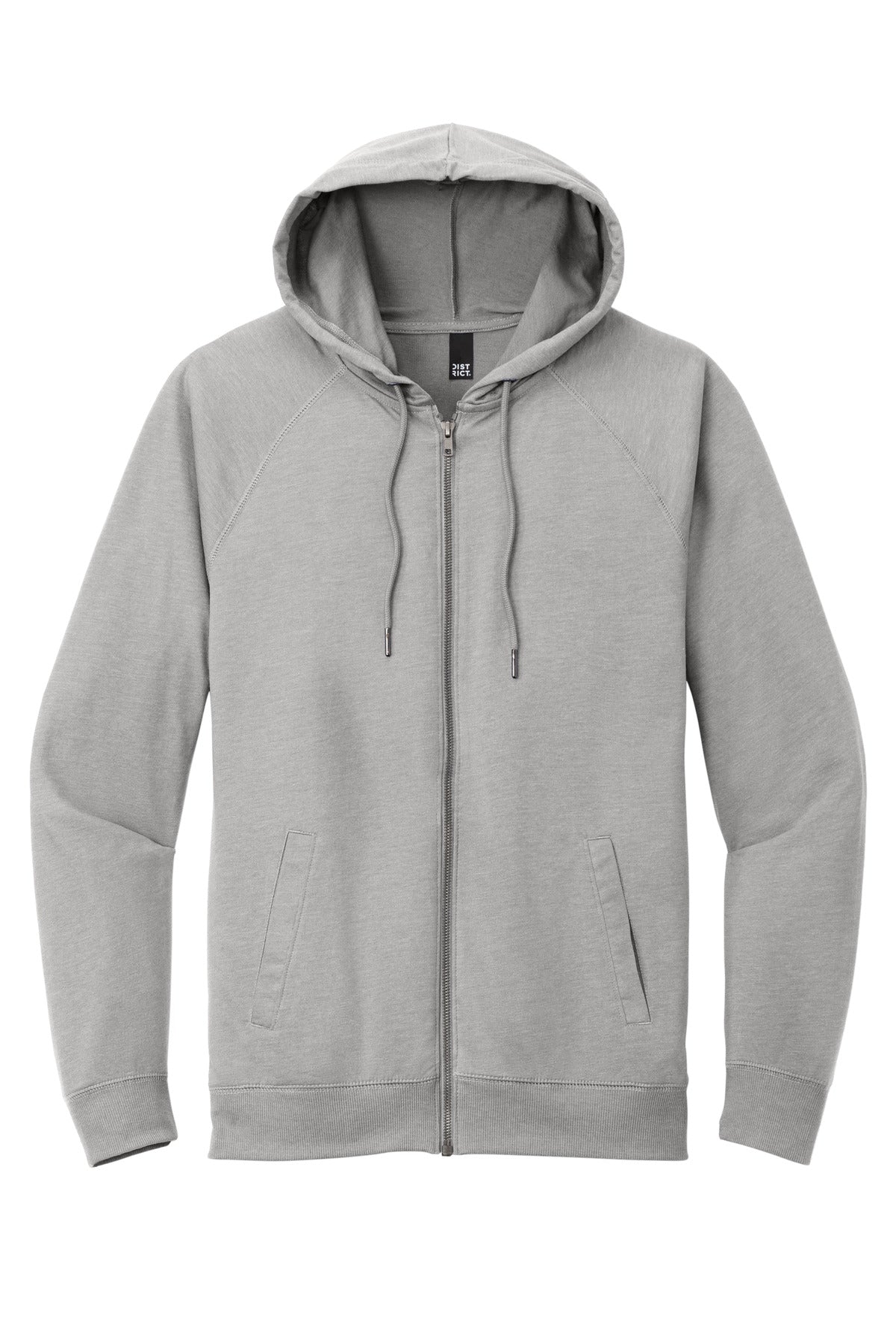 District Featherweight French Terry Full-Zip Hoodie DT573 Mens Apparel Sweatshirts & Fleece