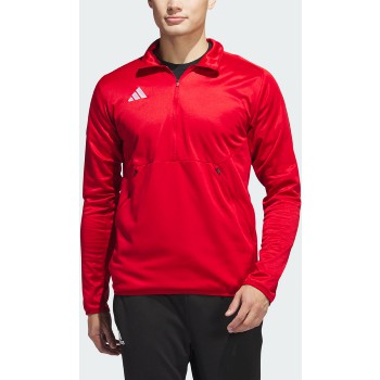 adidas Men's Sideline Knit 1/4 Zip Jacket Mens Apparel Sweatshirts & Fleece