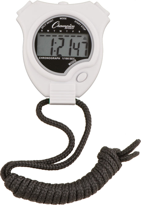 Champion Sports Stop Watch Exercise & Wellness Functional Training Tests & Measurements