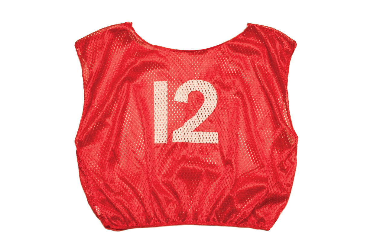 Champion Sports Numbered Scrimmage Vest Adult - Pack of 12 Soccer Uniforms & Apparel All