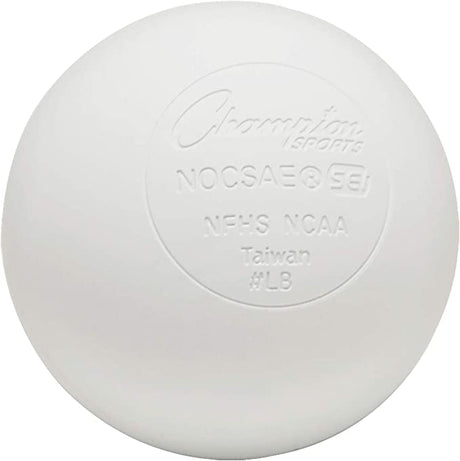 Champion Sports NOCSAE® Lacrosse Ball 12 Pack Lacrosse Balls All