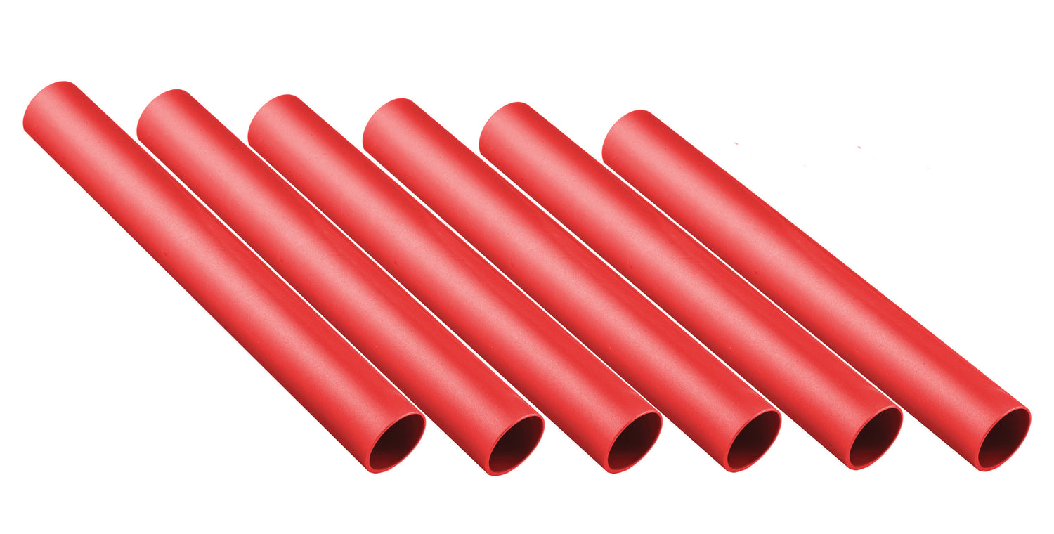 Champion Sports Plastic Relay Baton - Pack of 6 Track & Field Field Equipment All