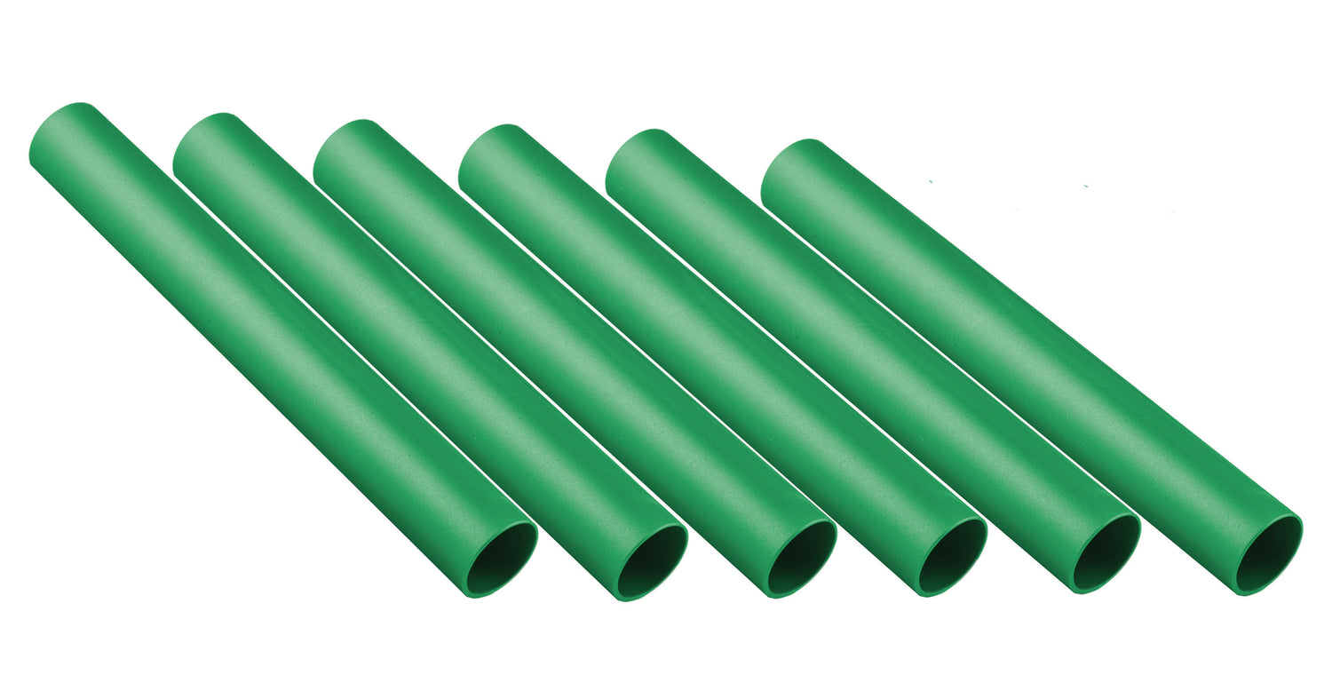 Champion Sports Plastic Relay Baton - Pack of 6 Track & Field Field Equipment All