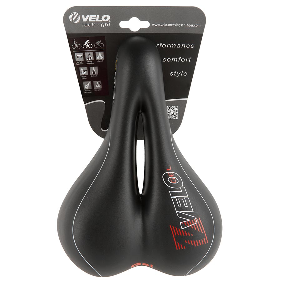 Velo Plush Gel D2 Commuter Saddle-1