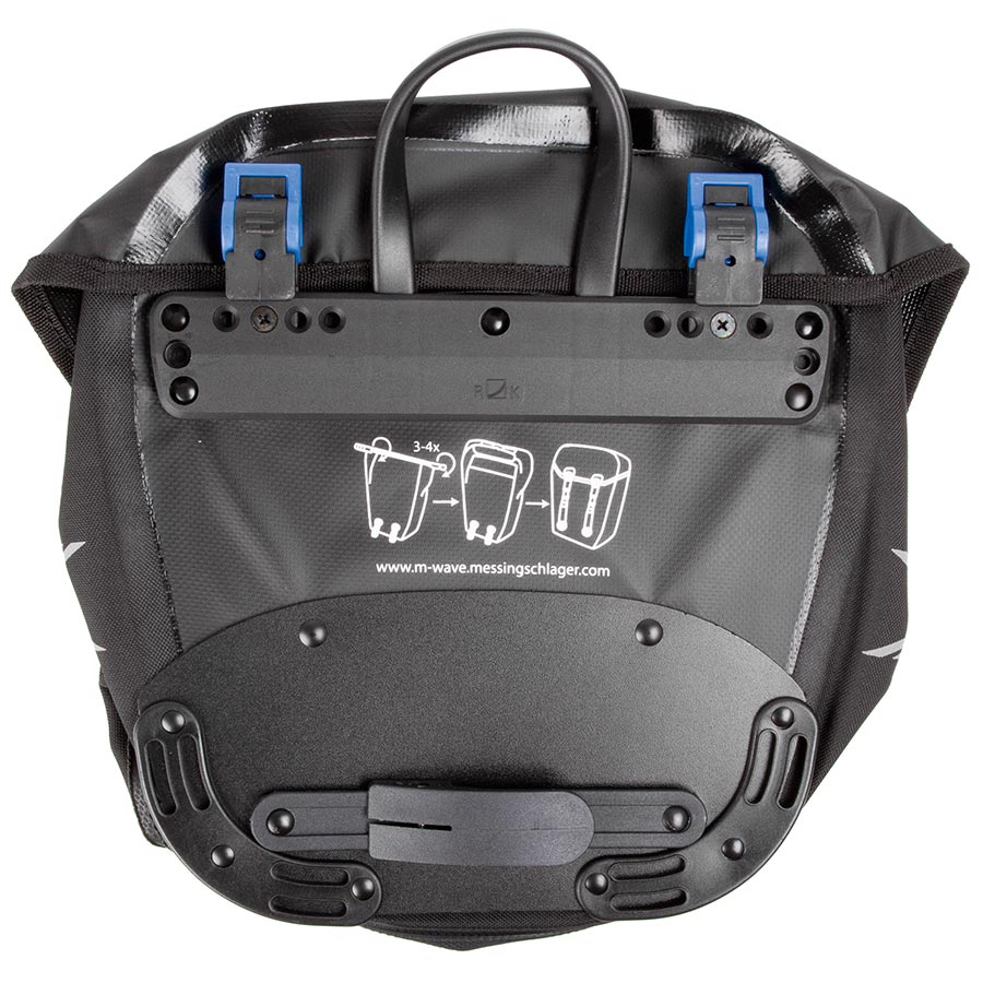 M-Wave Manitoba Waterproof 25L Pannier Bicycle Accessories Packs/Racks/Baskets