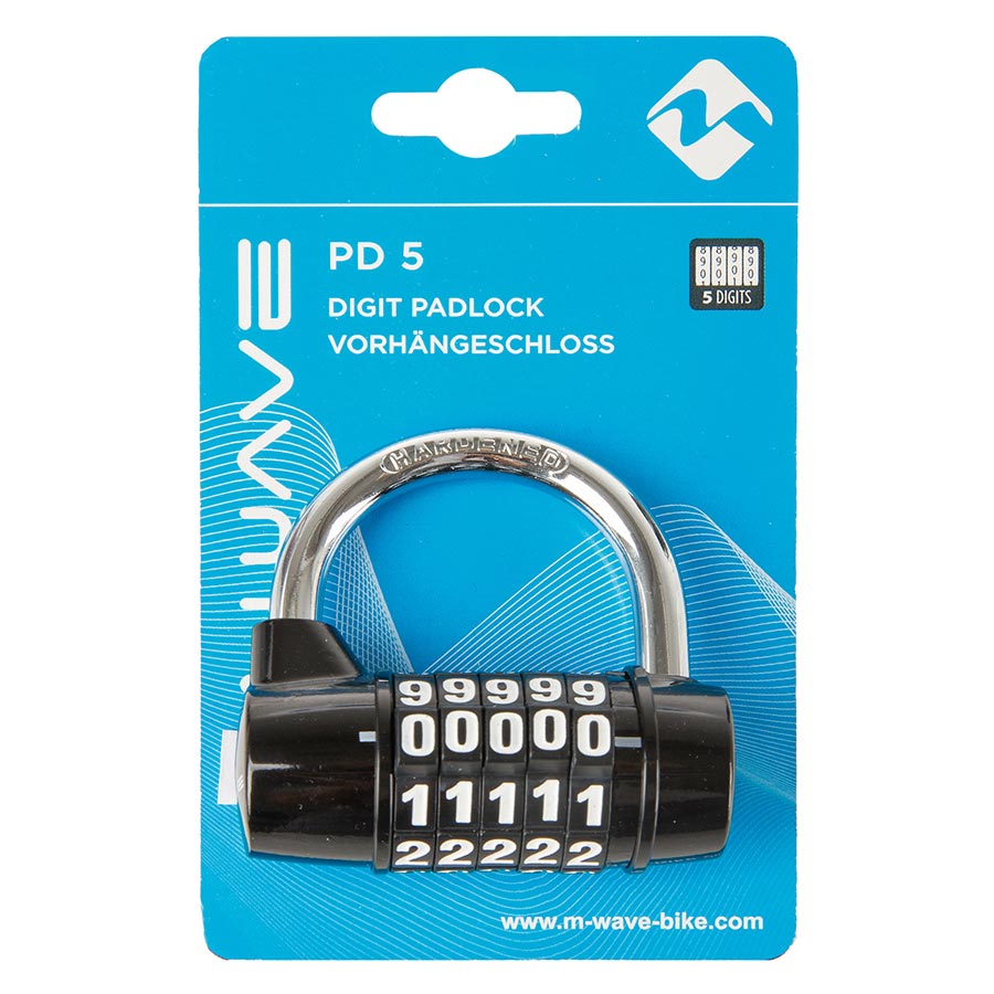 M-Wave PD 5 Padlock Bicycle Accessories Locks/Security