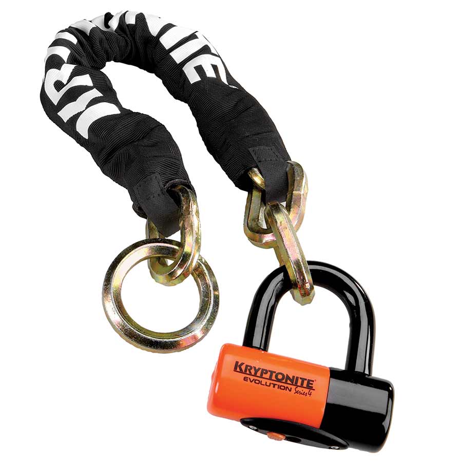 Kryptonite New York Cinch Ring Chain & EV Disc Lock Bicycle Accessories Locks/Security