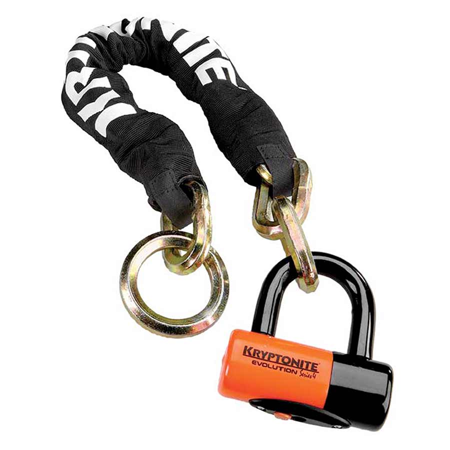 Kryptonite New York Cinch Ring Chain & EV Disc Lock Bicycle Accessories Locks/Security