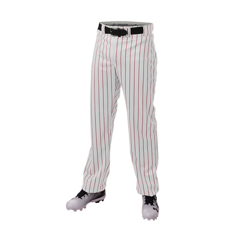 Alleson Men's Crush Pinstripe Baseball Pant Baseball Pants Adult