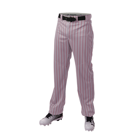 Alleson Men's Crush Pinstripe Baseball Pant Baseball Pants Adult