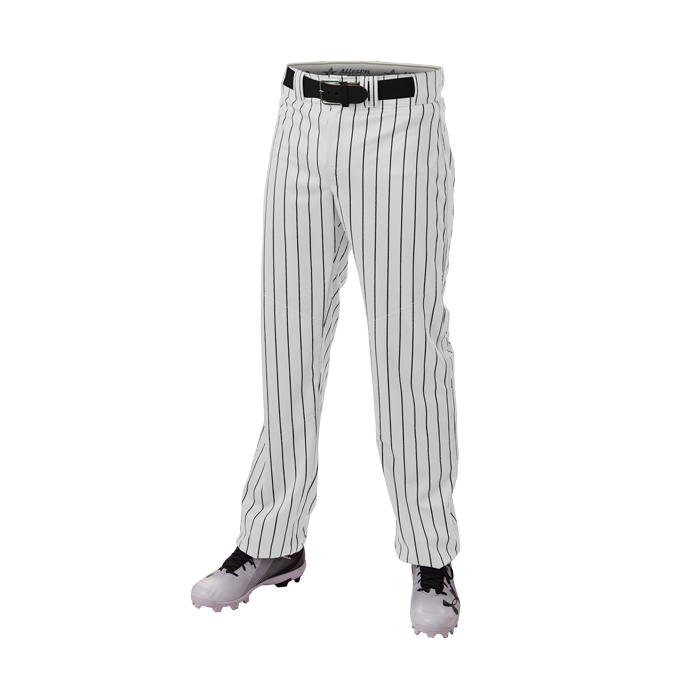 Alleson Men's Crush Pinstripe Baseball Pant Baseball Pants Adult