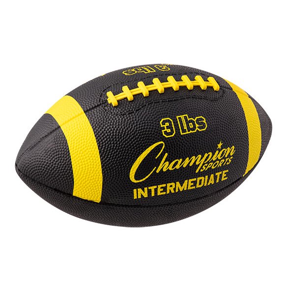 Champion Sports 3 LB Official Size Weighted Football Trainer Football Footballs All