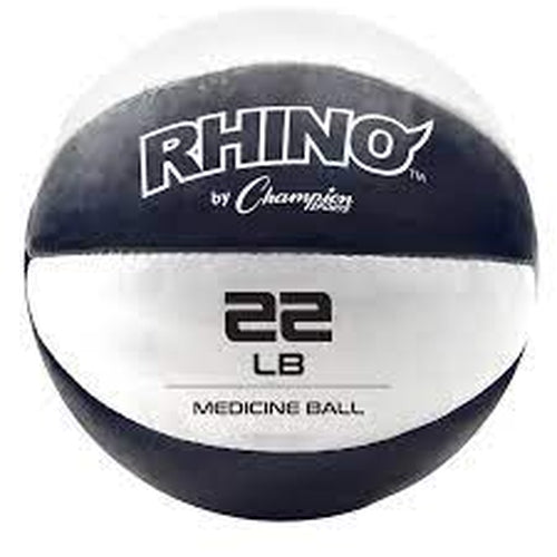 Champion Sports Rhino Leather Medicine Ball Exercise & Wellness Strength Medicine Balls