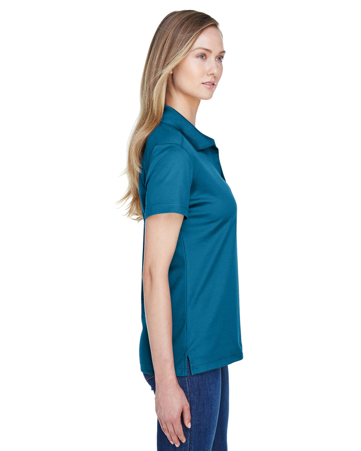 Devon & Jones CrownLux Performance Ladies' Plaited Polo Womens Apparel Shirts & Tops