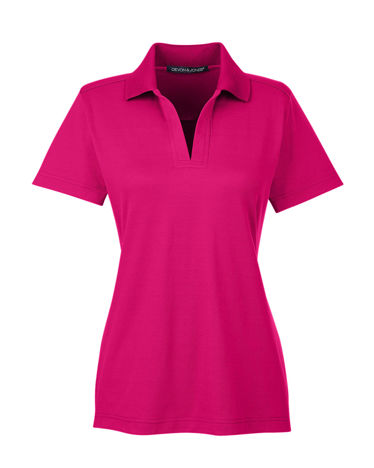Devon & Jones CrownLux Performance Ladies' Plaited Polo Womens Apparel Shirts & Tops