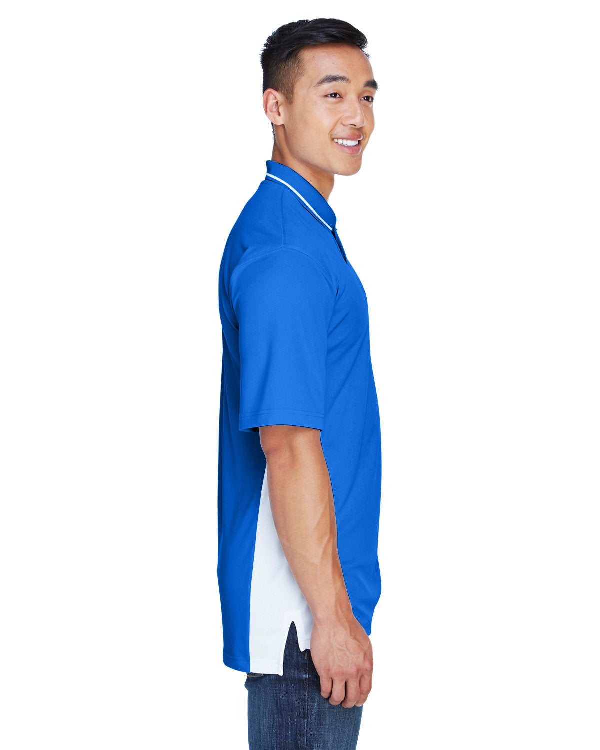 UltraClub Men's Cool & Dry Sport Two-Tone Polo Mens Apparel Shirts & Tops