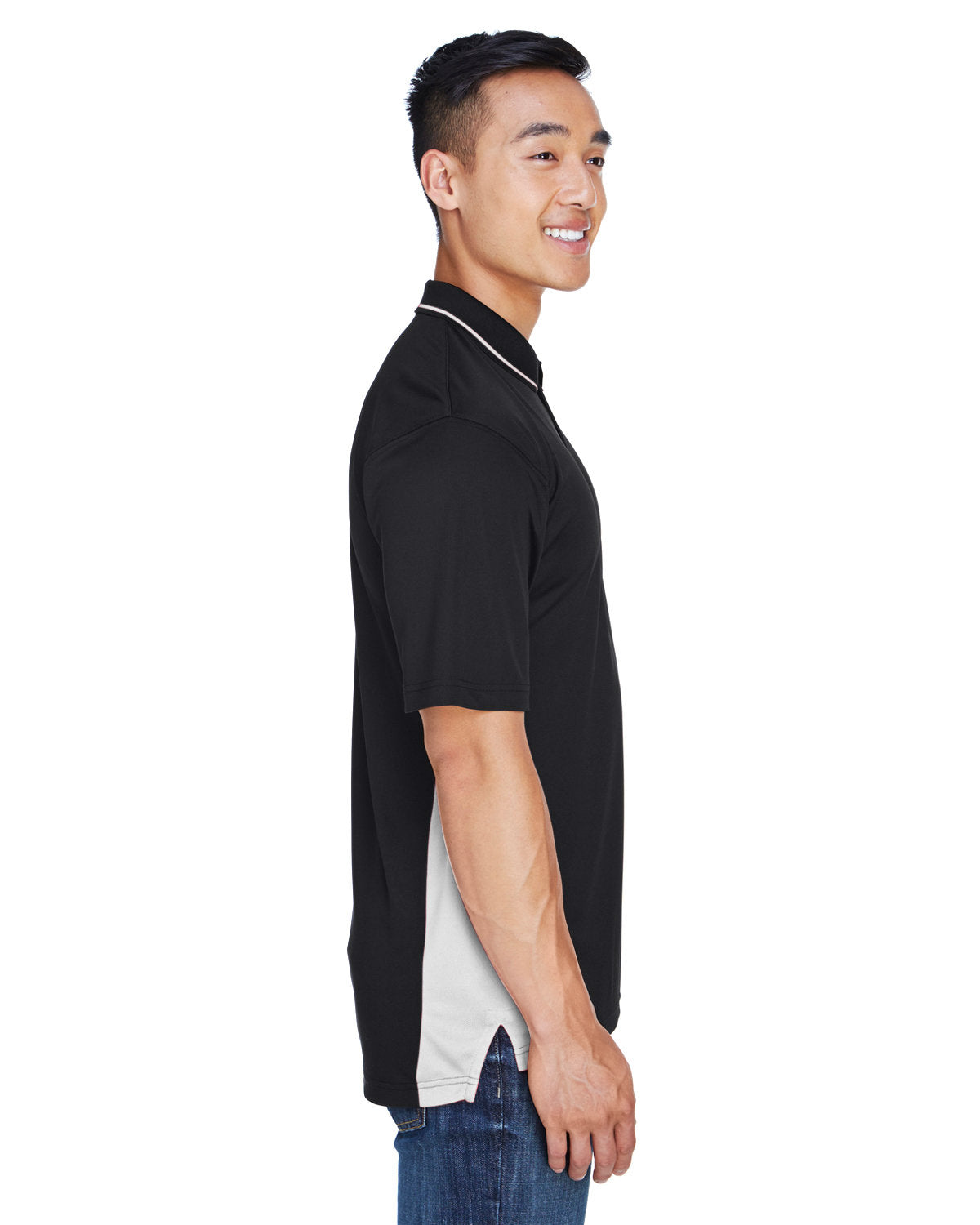 UltraClub Men's Cool & Dry Sport Two-Tone Polo Mens Apparel Shirts & Tops