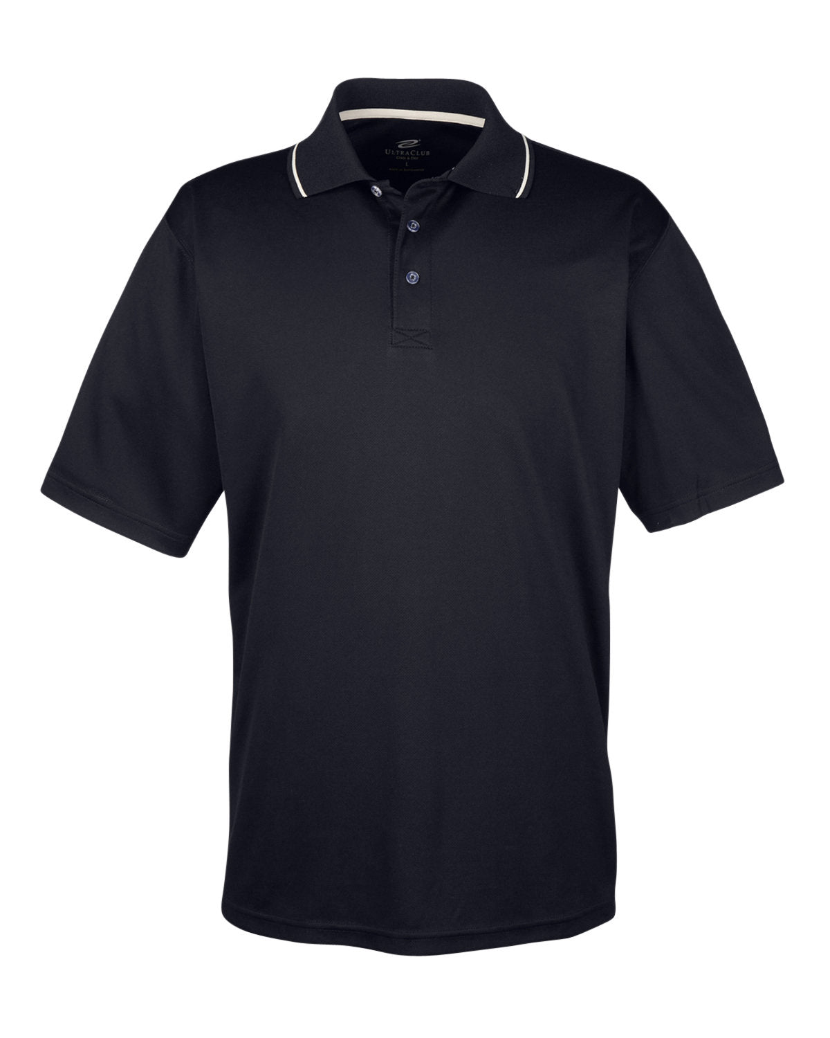 UltraClub Men's Cool & Dry Sport Two-Tone Polo Mens Apparel Shirts & Tops