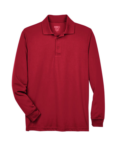CORE365 Men's Pinnacle Performance Long-Sleeve Piqué Polo Mens Apparel Shirts & Tops