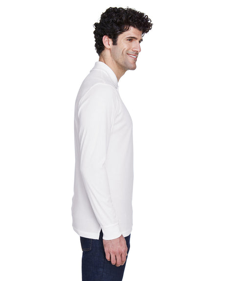 CORE365 Men's Pinnacle Performance Long-Sleeve Piqué Polo Mens Apparel Shirts & Tops
