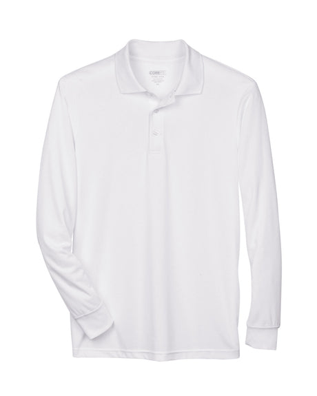 CORE365 Men's Pinnacle Performance Long-Sleeve Piqué Polo Mens Apparel Shirts & Tops