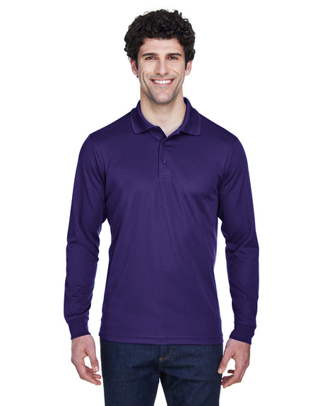CORE365 Men's Pinnacle Performance Long-Sleeve Piqué Polo Mens Apparel Shirts & Tops