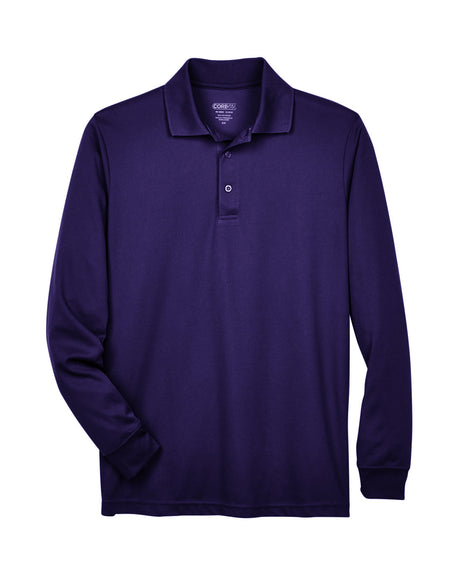 CORE365 Men's Pinnacle Performance Long-Sleeve Piqué Polo Mens Apparel Shirts & Tops