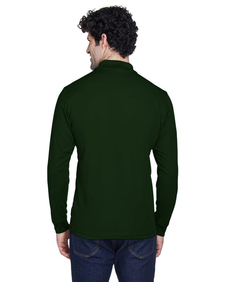 CORE365 Men's Pinnacle Performance Long-Sleeve Piqué Polo Mens Apparel Shirts & Tops